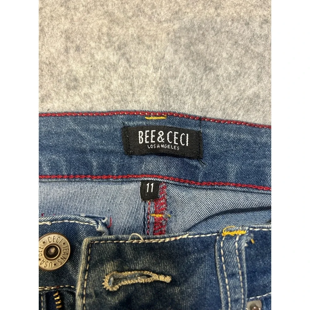 Bee & Ceci Los Angeles Women's Blue Denim Skinny Jeans‎ Size 11